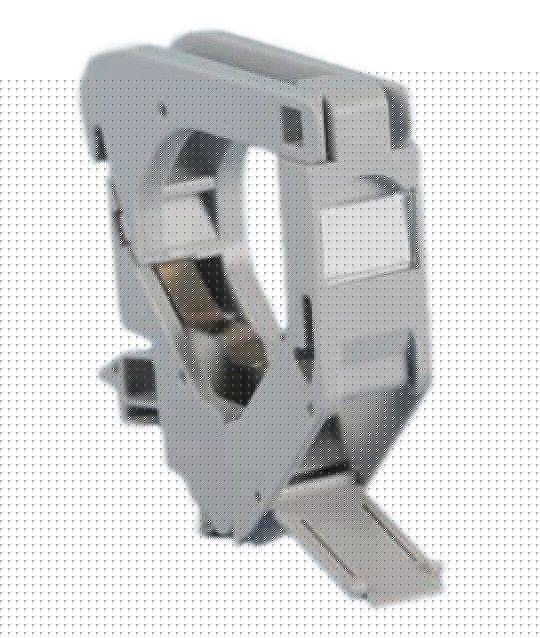 Крепление FP-IE-DIN-KJ-1-GY для Keystone Jack на DIN-рейку в распред. щиты для пром. решен. без бок. крышек шир. 18мм Hyperline 237926
