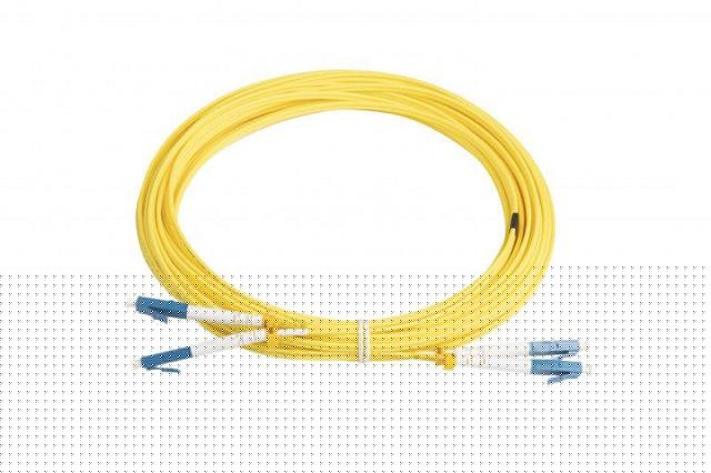 Патч-корд FC-D2-9-LC/UR-LC/UR-H-10M-LSZH-YL волоконно-оптический (шнур) SM 9/125 (OS2) LC/UPC-LC/UPC duplex LSZH 10м Hyperline 37188