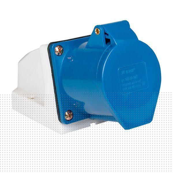 Розетка наружн. уст. 32А 220В 2P+РЕ IP44 (123) EKF ps-123-32-220