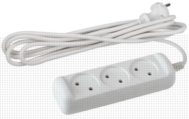 Удлинитель 3х1.5м без заземл. 10А IP20 U-3-1.5m-2х1 ПВС 2х1 Эра Б0028354
