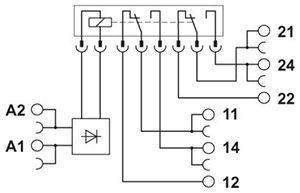 Модуль релейный PLC-RSC- 24DC/21-21 Phoenix Contact 2967060