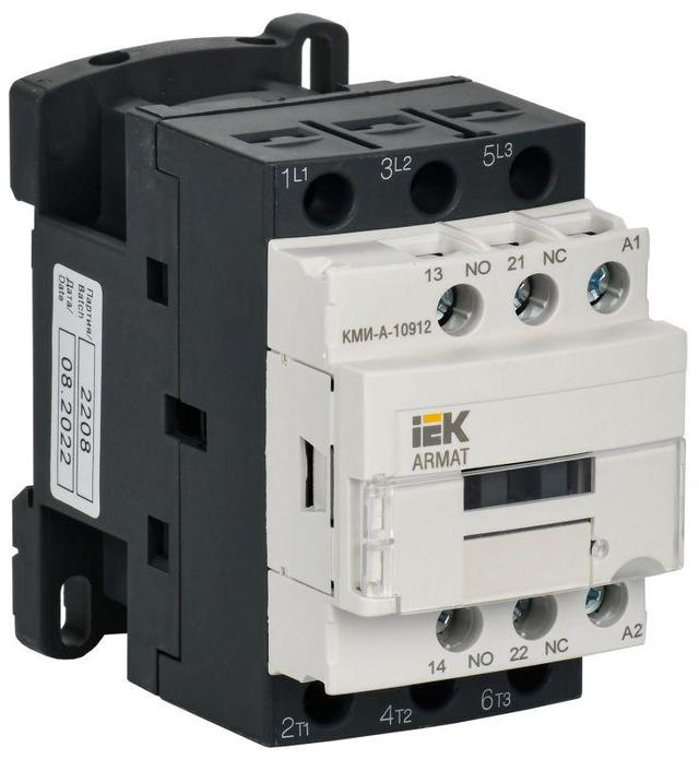 Контактор КМИ-А-10912 LC1D 9А кат. 48В AC 1НО+1НЗ AC-3 IEK AR-ACC-11-009-048-11