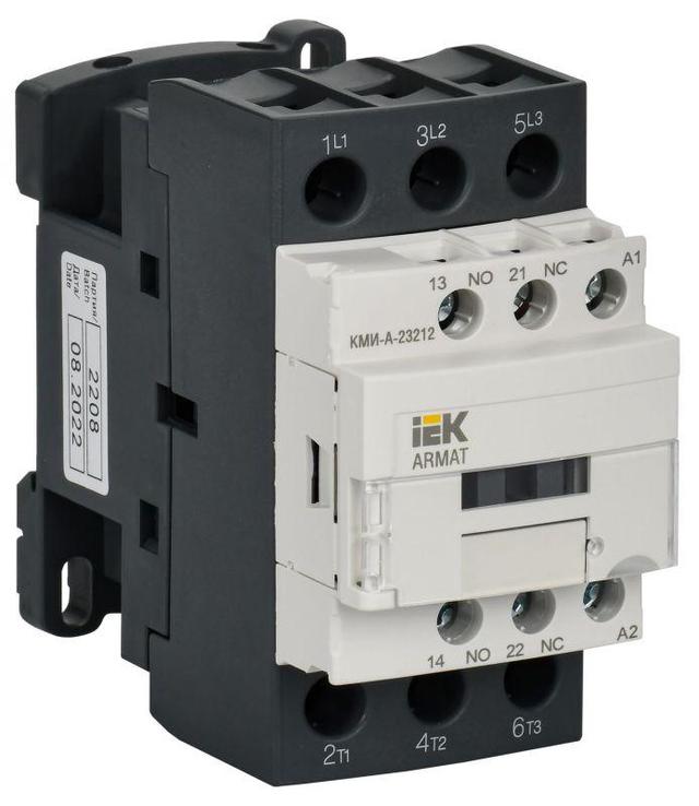 Контактор КМИ-А-23212 LC1D 32А кат. 400В AC 1НО+1НЗ AC-3 IEK AR-ACC-21-032-400-11