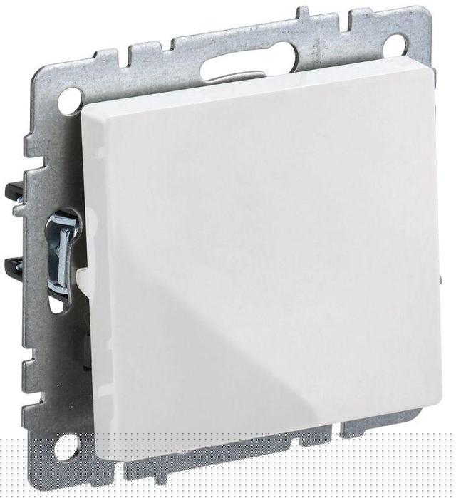 Выключатель 1-кл. прох. Brite 10А ВС10-1-6-БрБ бел. IEK BR-V12-0-10-K01-PRO