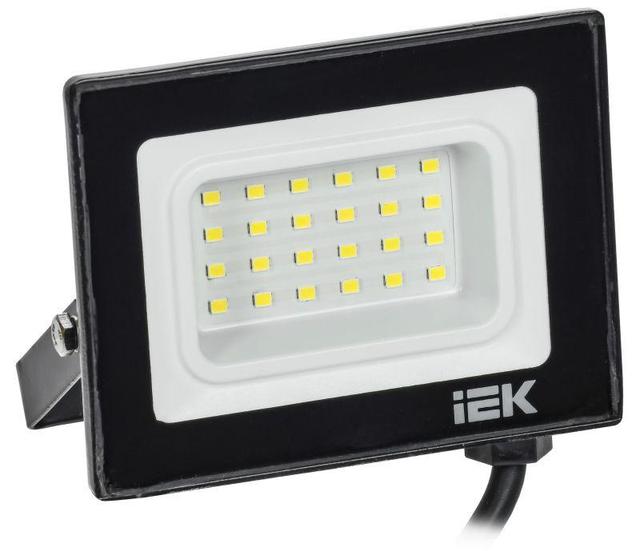 Прожектор светодиодный СДО 06-20 4000К IP65 черн. IEK LPDO601-20-40-K02