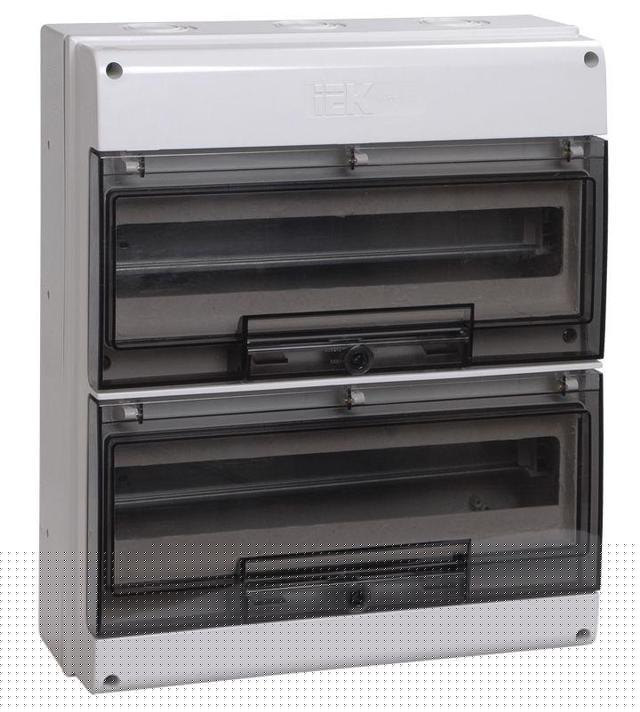 Корпус ОП КМПн-24 Krepta 7 24мод. IP66 пластик. IEK MKP73-N-24-66