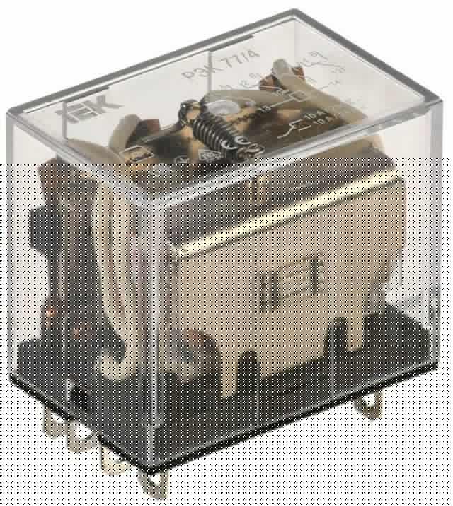 Реле РЭК 77-4(LY4) с инд. 10А 24В DC IEK RRP10-4-10-024D-LED