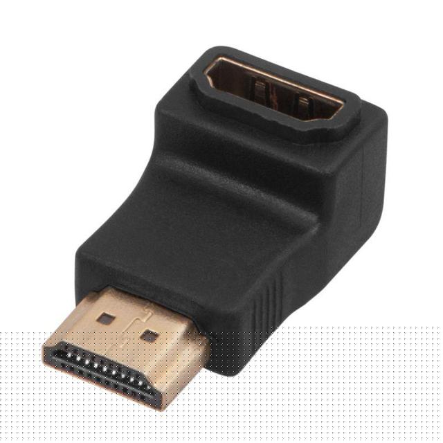 Переходник штекер HDMI - гнездо HDMI угловой Rexant 17-6805