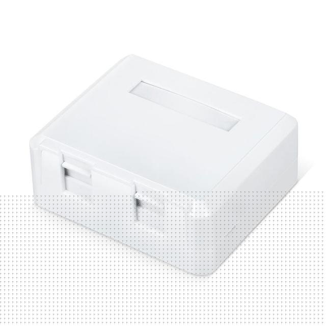 Корпус настенной розетки WR-MB-2 для установки 2-х вставок типа Keystone Jack бел. WRline 505220