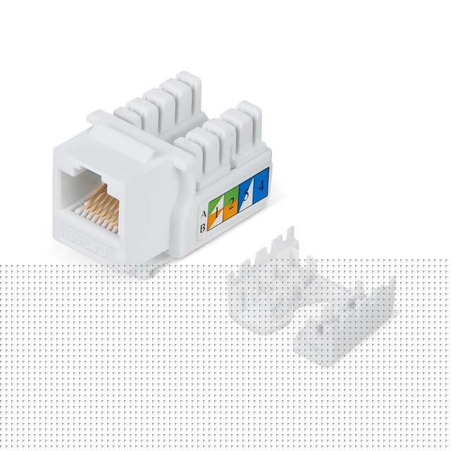 Вставка Keystone Jack RJ45 кат.5E неэкранир. WR-KJ-RJ45-C5E-90 90град. заделка тип 110 бел. WRline 505212