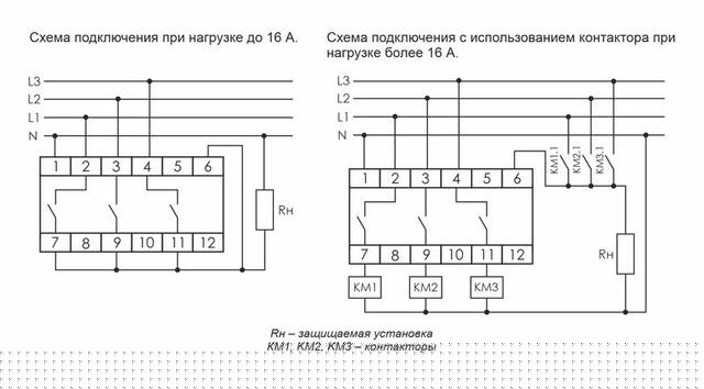 Переключатель фаз PF-431 (с приоритетной фазой; монтаж на DIN-рейке 35мм 3х400/230+N 3х16А IP20) F&F EA04.005.001