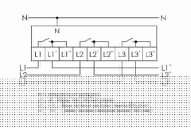 Реле контроля напряжения CP-723 (трехфазное; два режима работы - три однофазных реле или трехфазное реле напряжения; монтаж на DIN-рейке; 100…450 AC 3NO 3х63А) F&F EA04.009.015