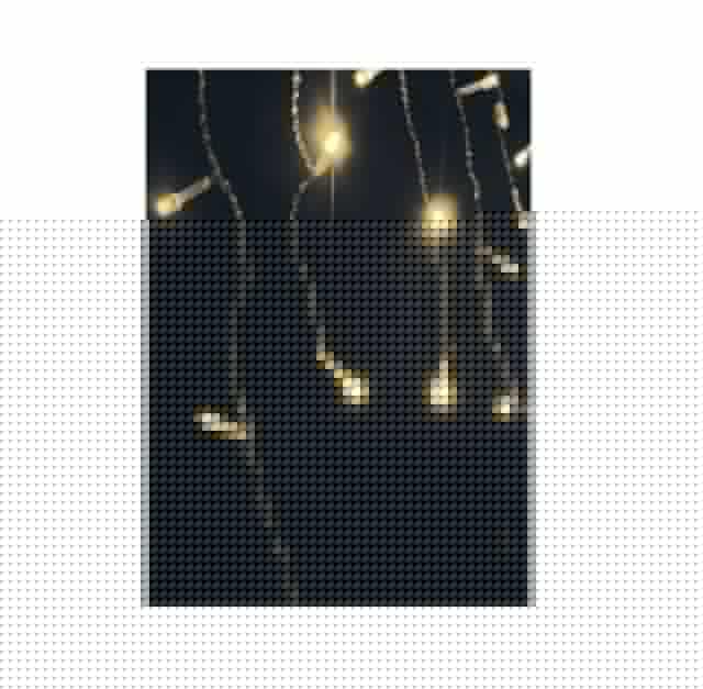 Гирлянда "Световая бахрома" 100LED 2х0.5м 8 режимов мигания IP20 бел. провод прозр. 1.5м Космос KOC_CUR100LED_W