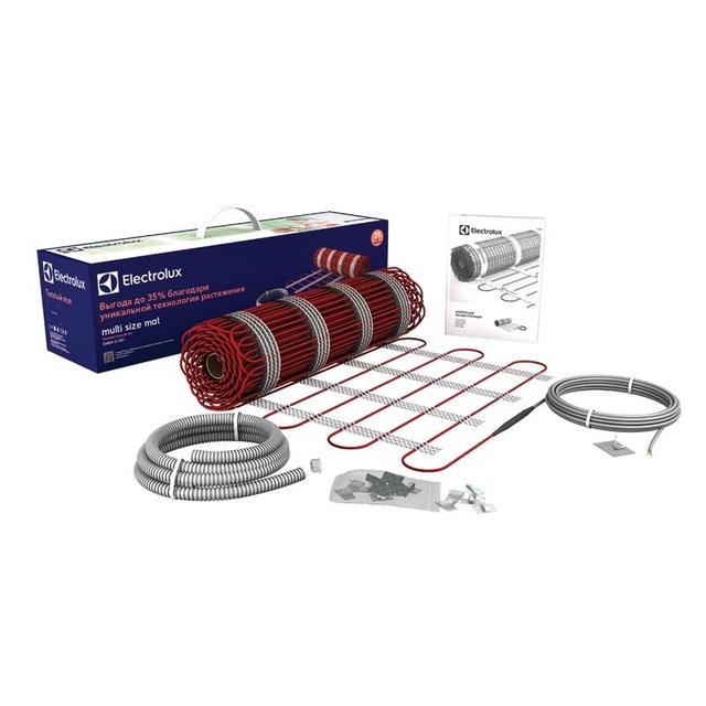 Комплект "Теплый пол" (мат) двухжил. 150Вт/кв.м 600Вт 4-5.5кв.м MULTI SIZE MAT EMSM 2-150-4 Electrolux НС-1016214